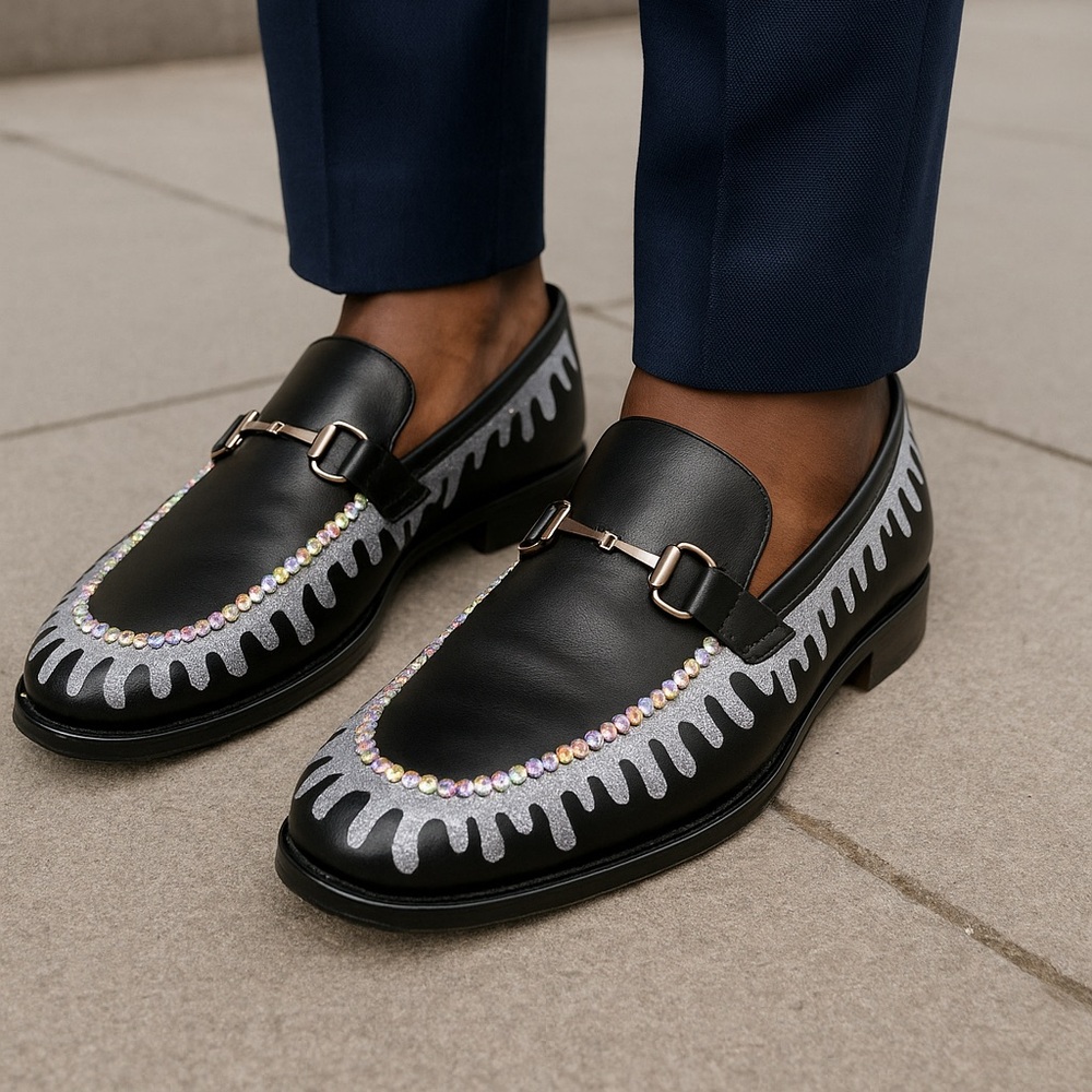 🔥 Steve Madden One-of-a-Kind Custom Men’s Loafers – Size 13 🔥